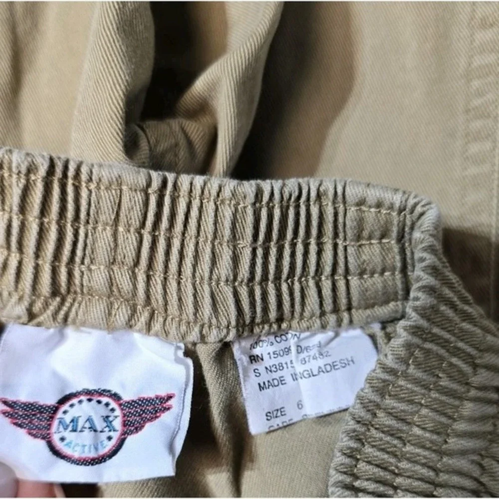 Vintage Max Active‎ Boys Khakis Pants Size 6 Cargo
